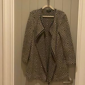 Talbot’s open front wrap sweater.